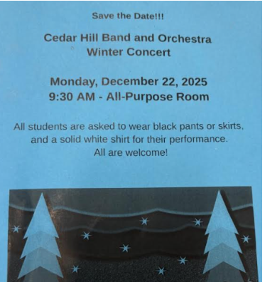 Winter Band and Orchestra Concert 12/22/2025