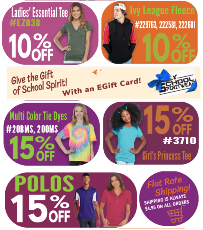 Latest Spiritwear Ad