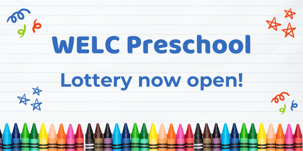 WELC Preschool Lottery Open