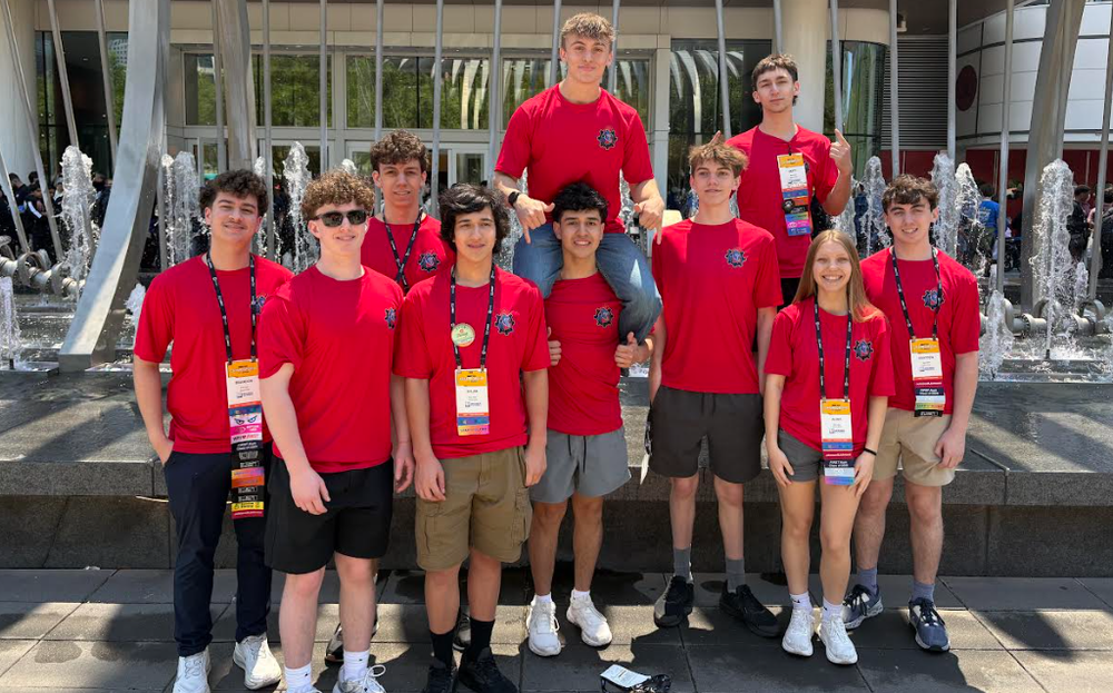 Robo-Titans posing in Houston TX