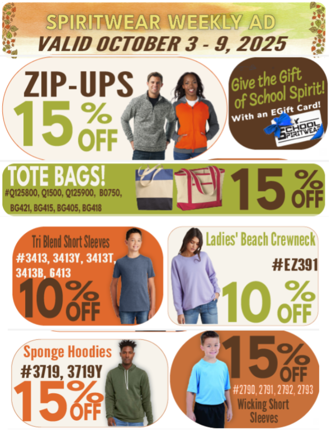 Latest Spiritwear Ad