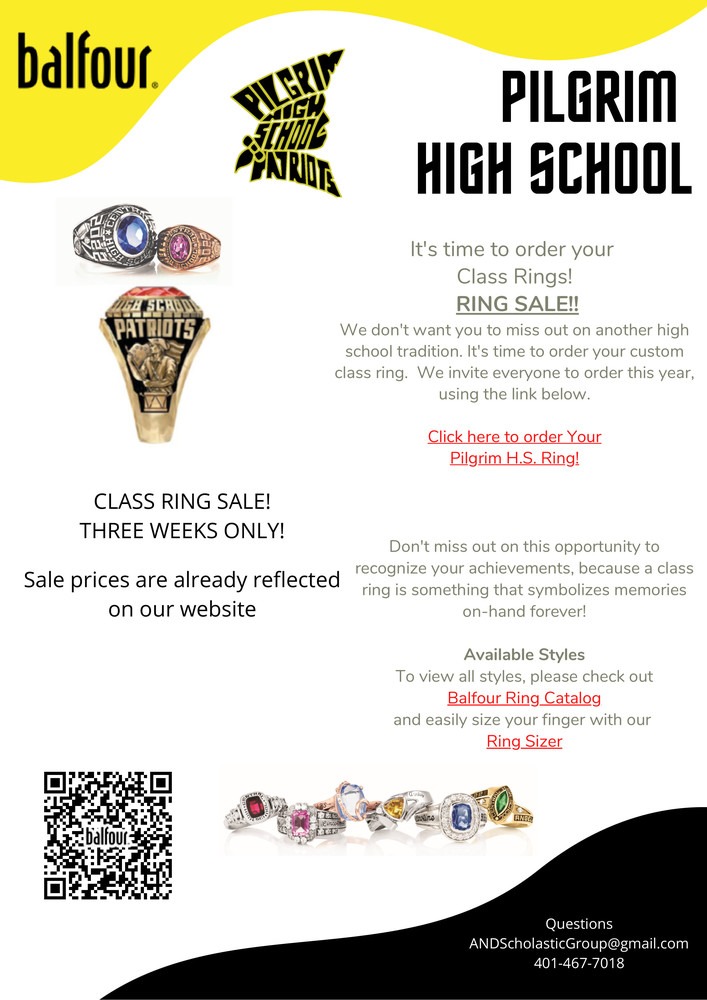 Ring flyer with info and images of rings