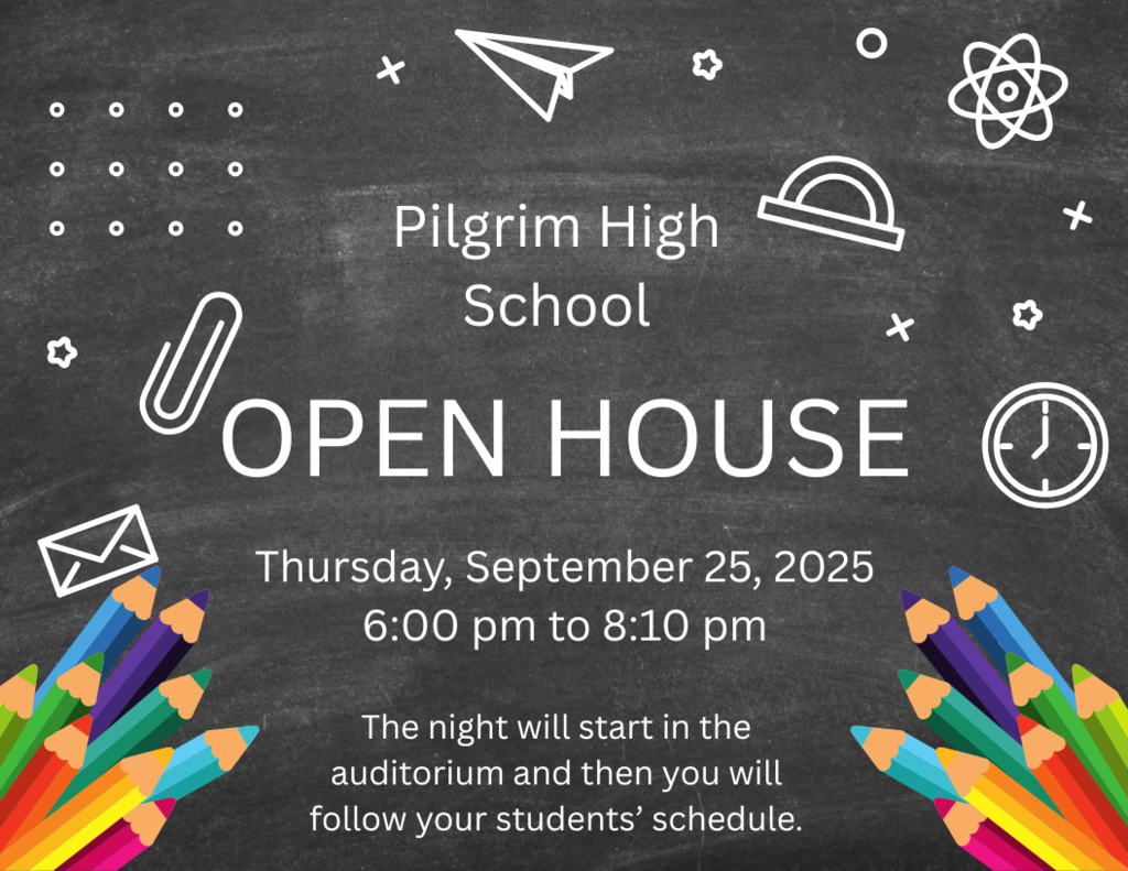 Black Chalkboard background with info about open house