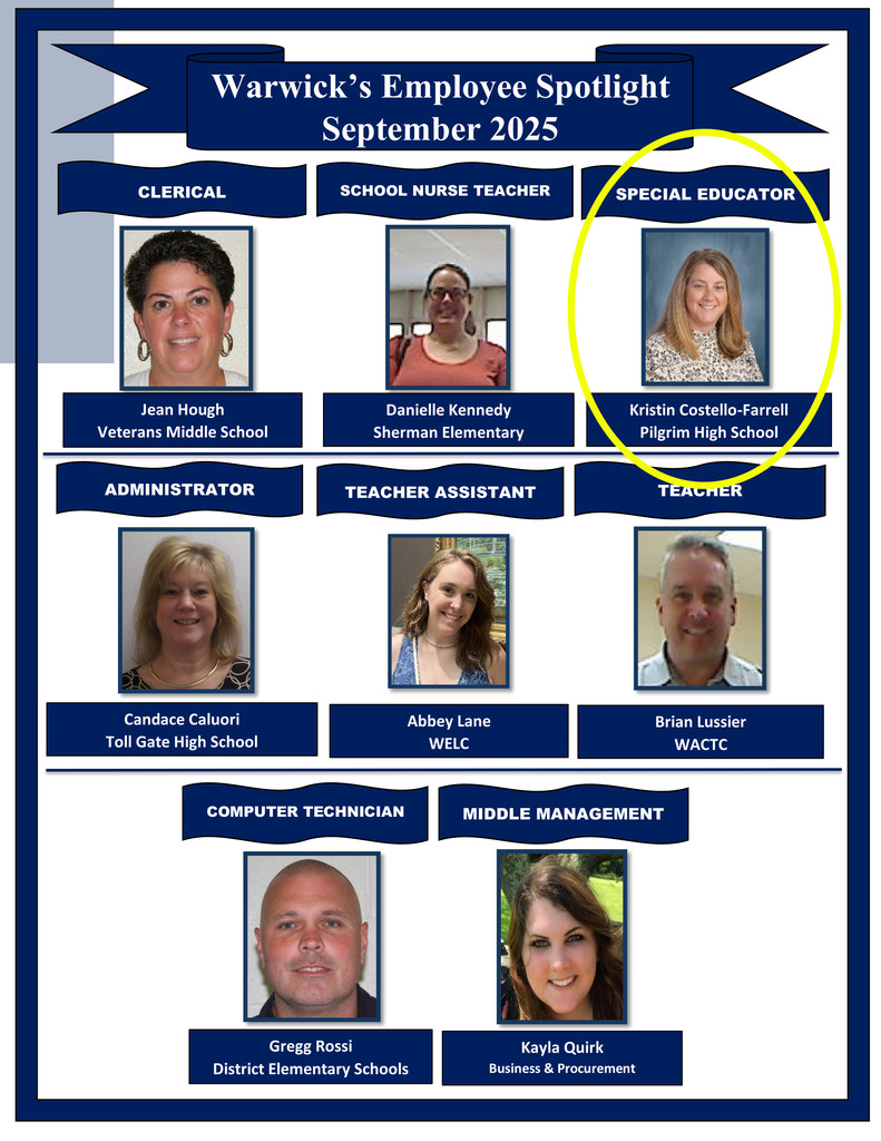 White background with images of employees being noticed for the work that they do.