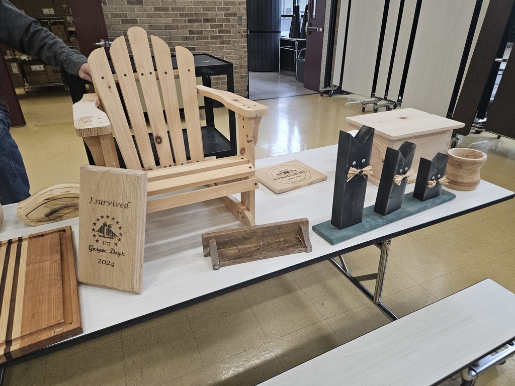 Wood Work on display