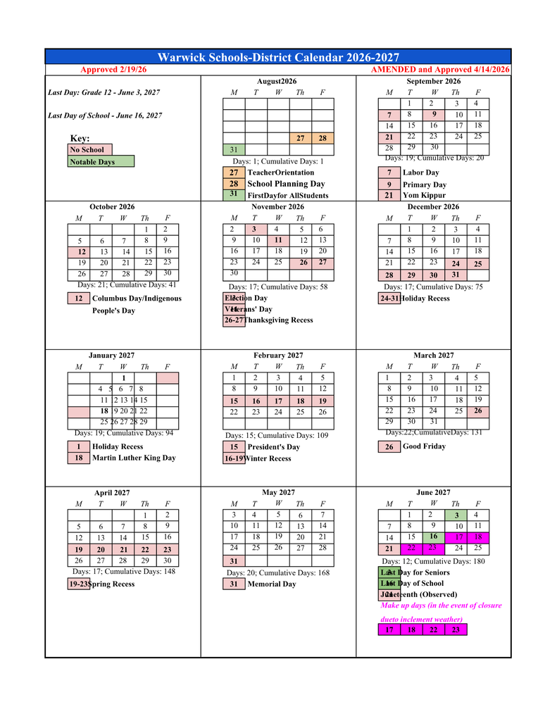 2026-2027 calendar