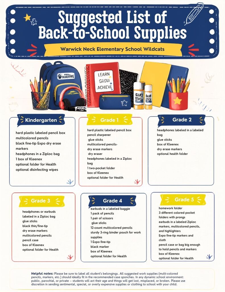Back to School Supplies