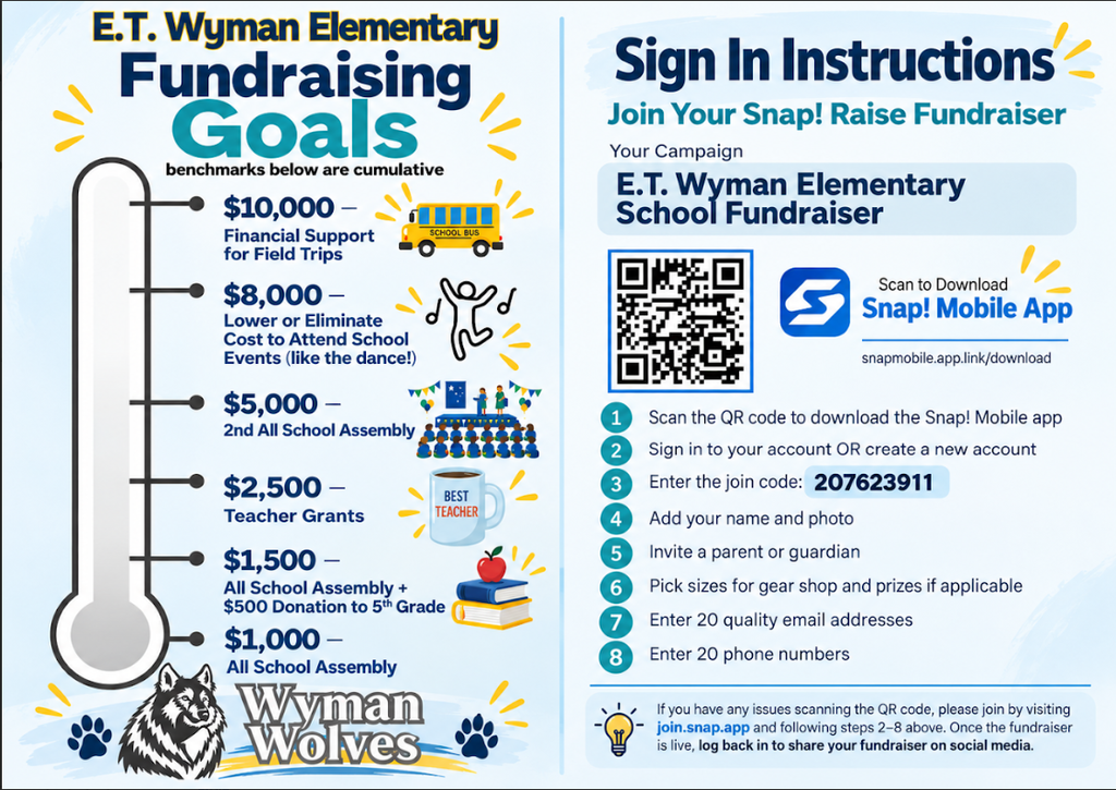 Wyman PTO Fundraiser