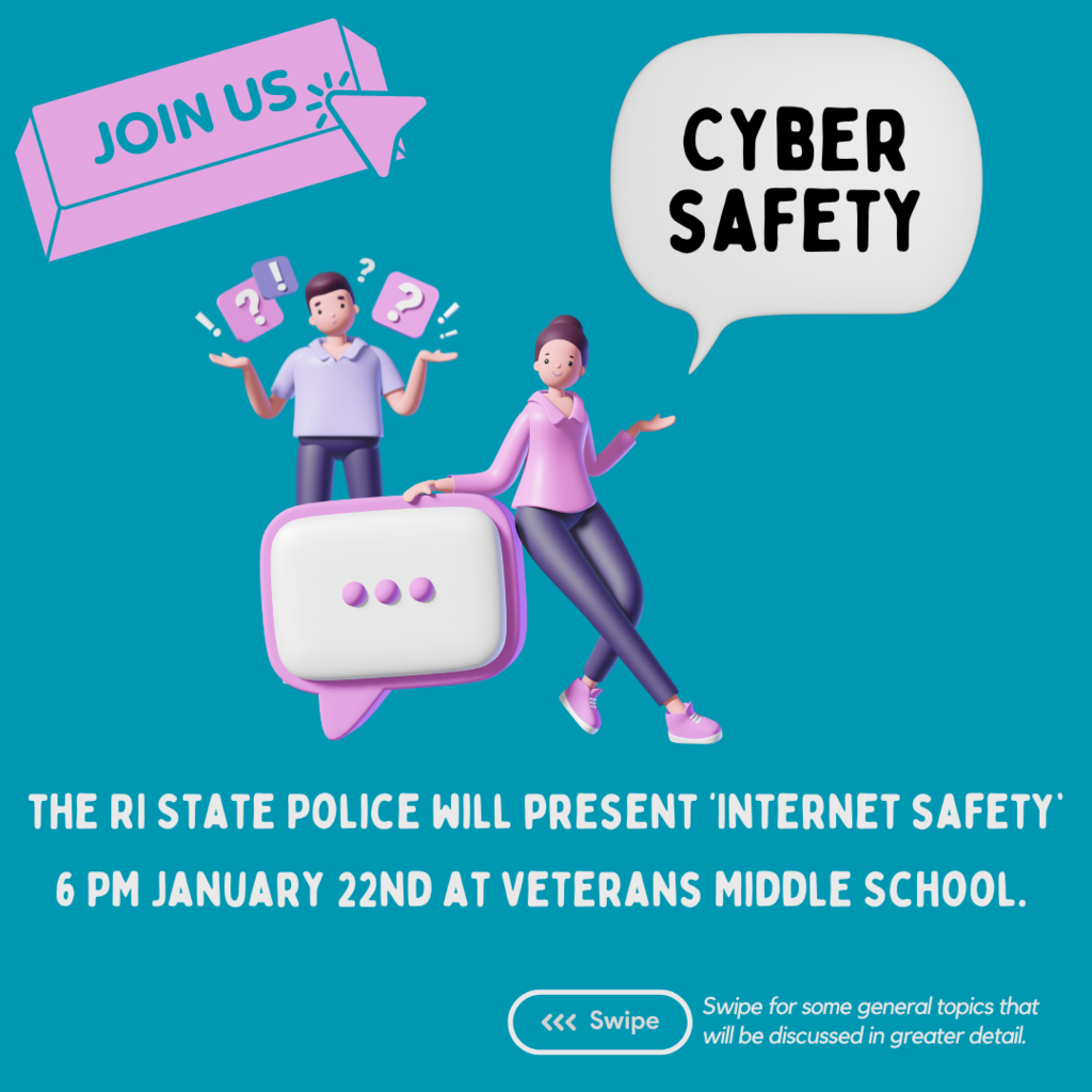 join us cyber safety presentation by the ri state police january 22nd 6pm