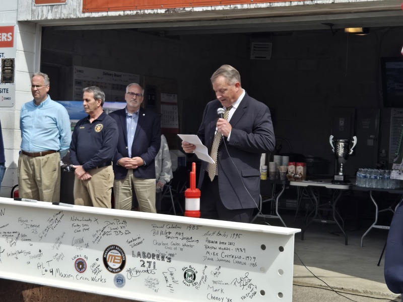 Warwick Schools Superintendent William McCaffrey speaks about the project.