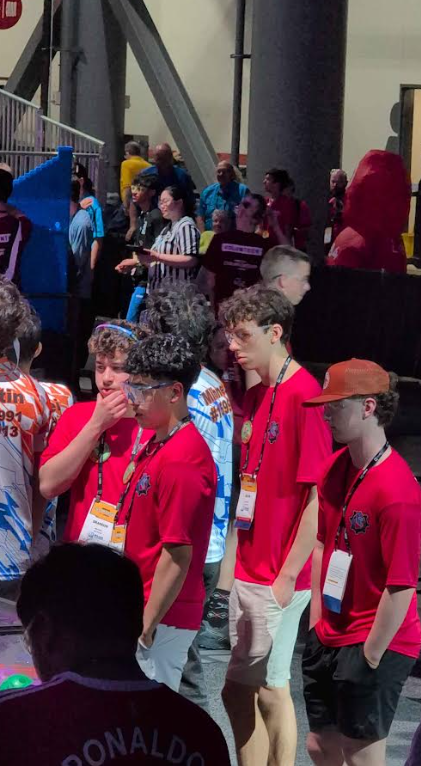 team members at the competition