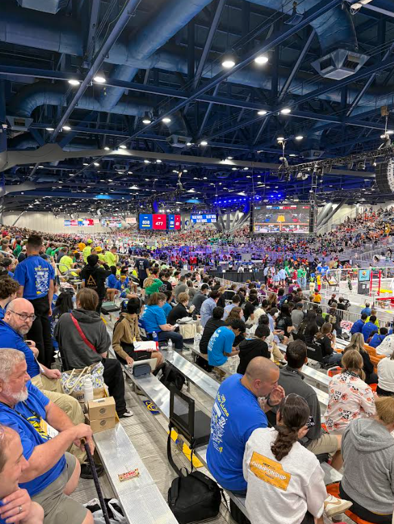 stands full of people in attendance at the competition