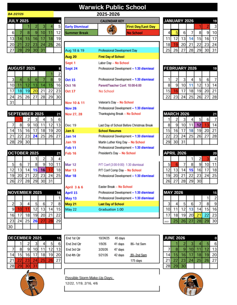 25-26 Calendar
