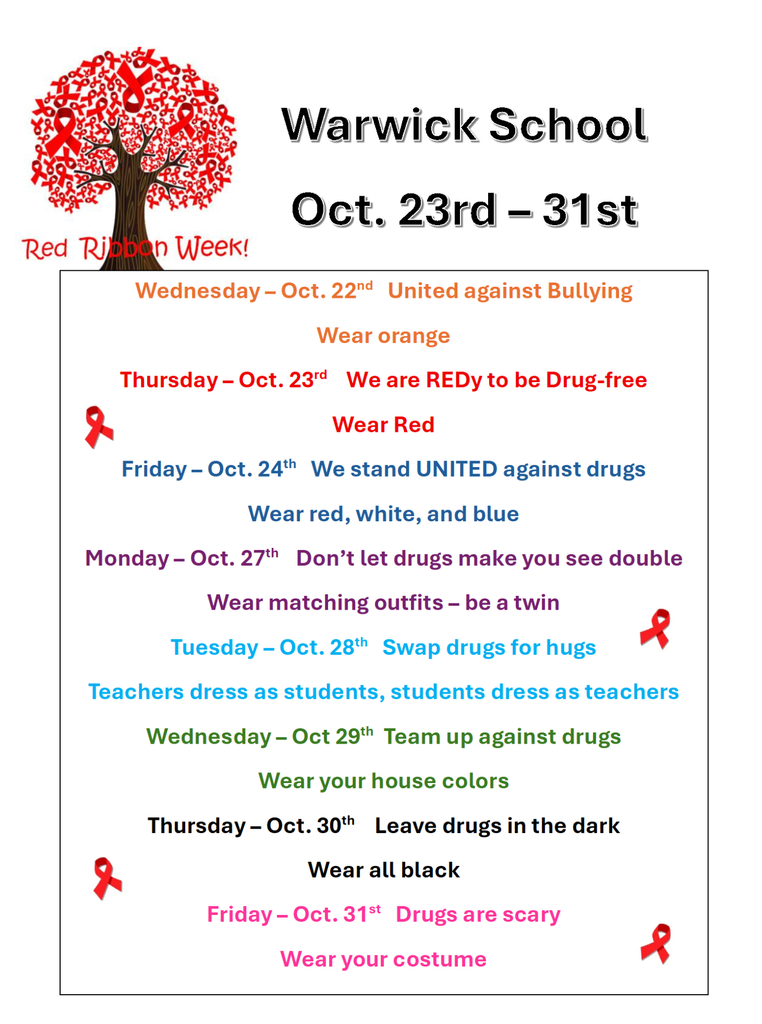 Red Ribbon Week Activities