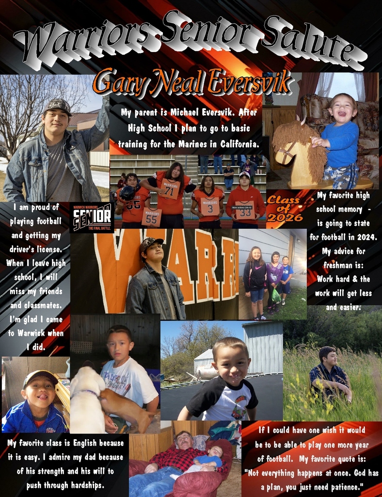 Senior Salute - Gary Neal Eversvik