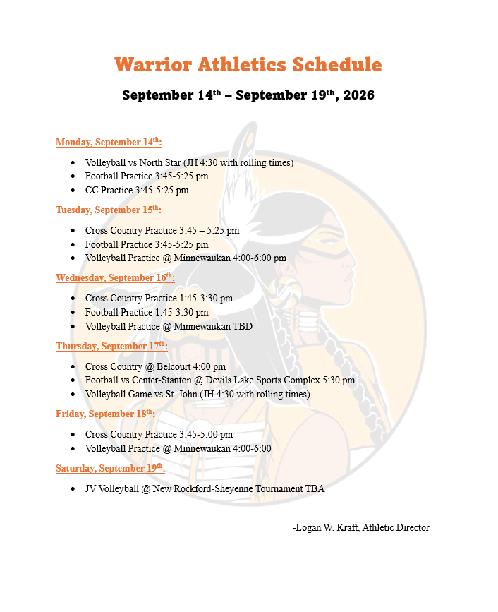 Sept 14th - 19th