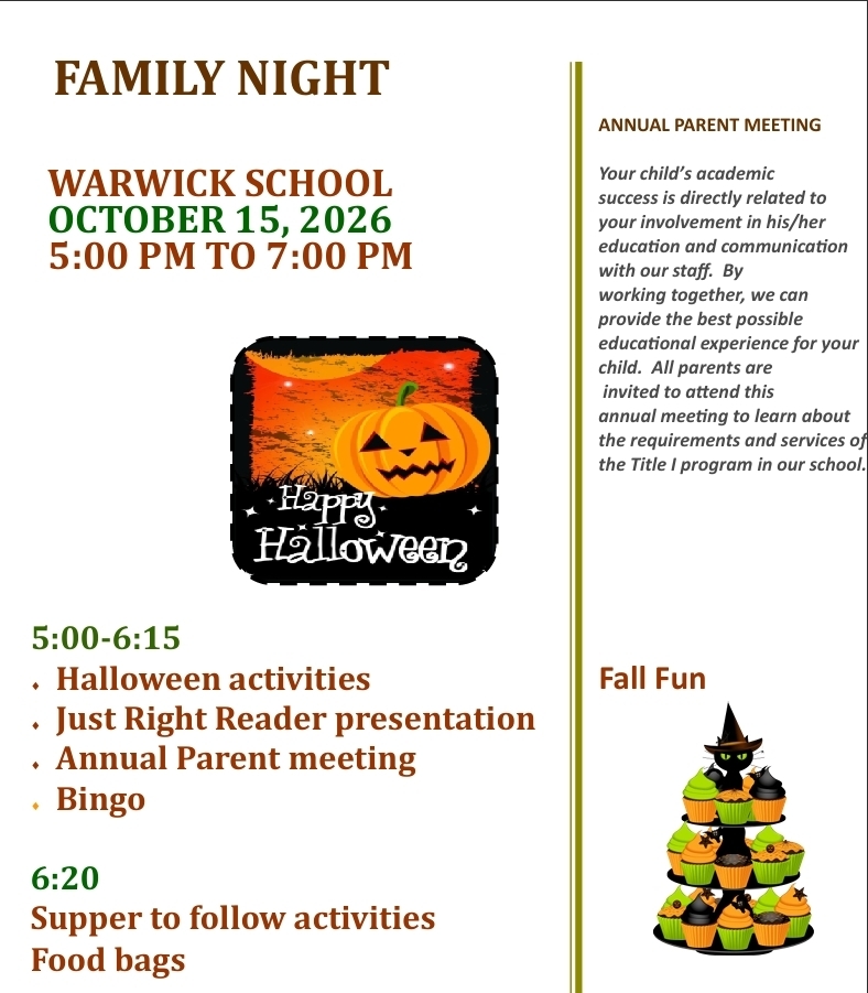 Oct. 15th. 2026 Family Night Flyer available as PDF at the following URL: https://aptg.co/mLMl-H