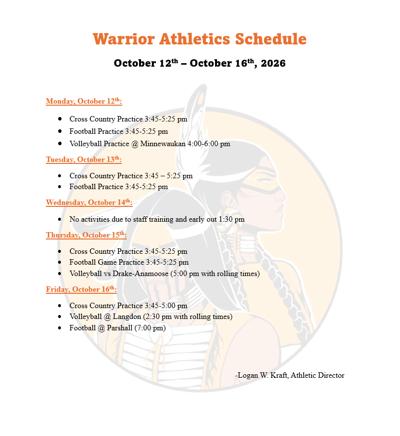 October 12th - 16th
