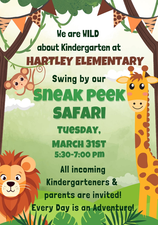 Kindergarten Sneak Peek Safari