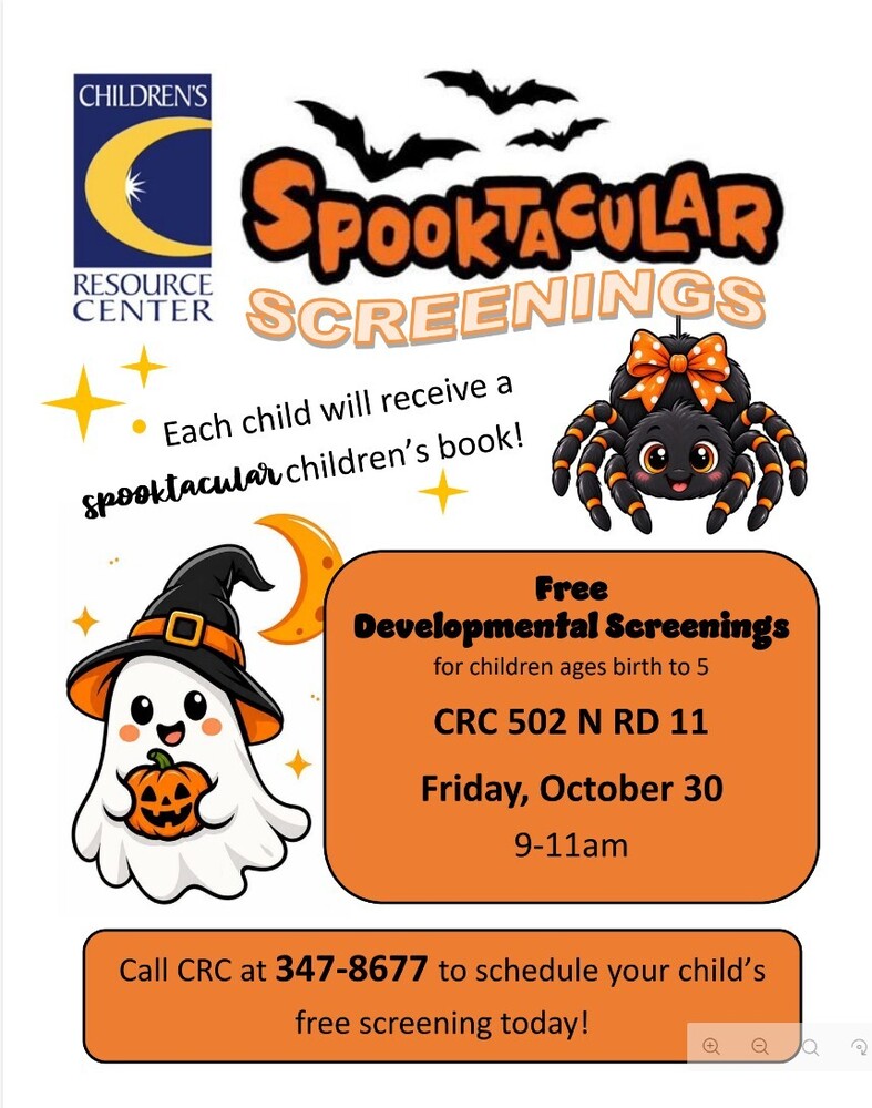 CRC FREE screenings! October 30th from 9-11am