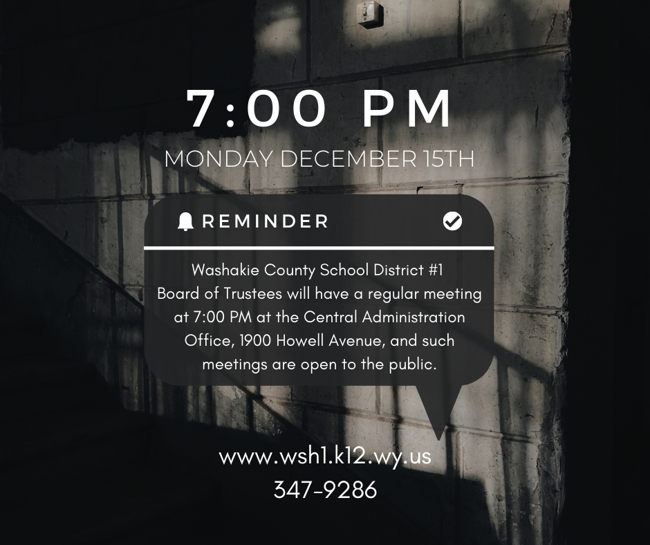 school board meeting reminder