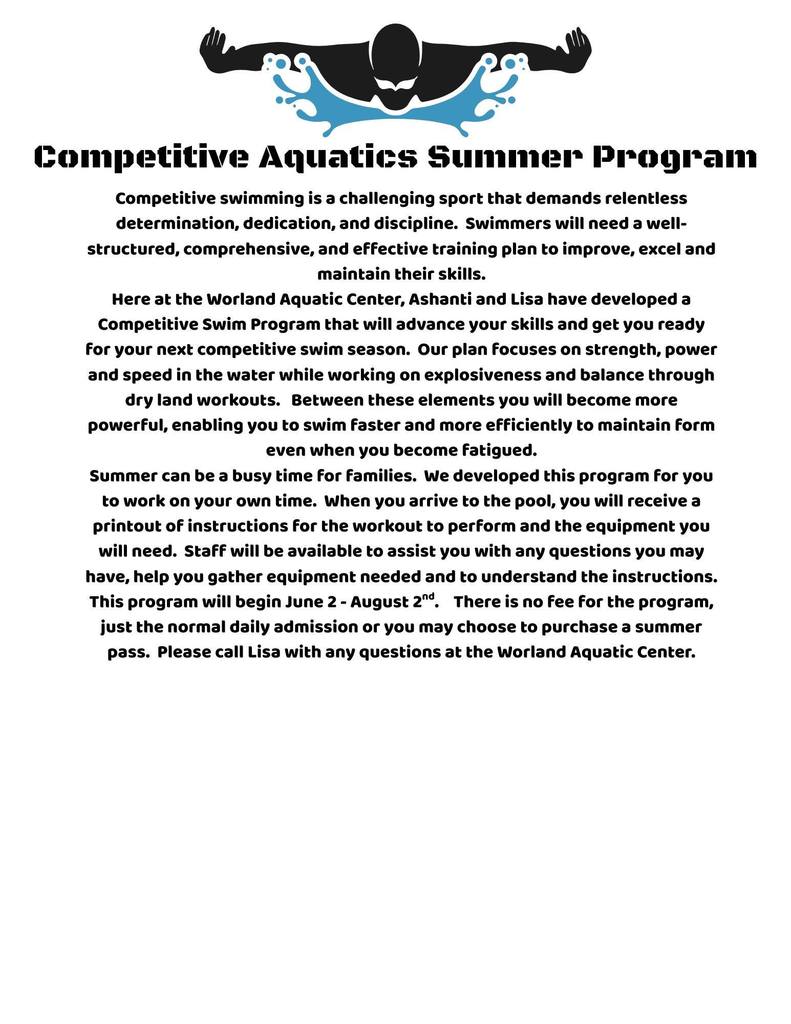 Competitive Swim Program