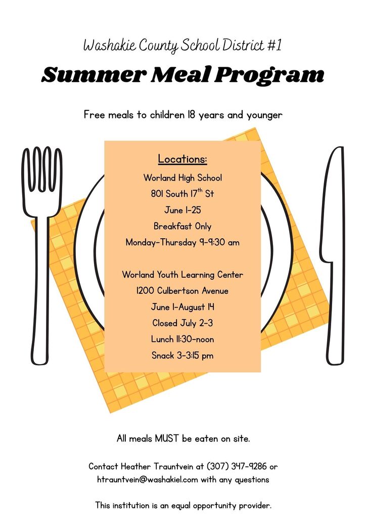 summer meal program information