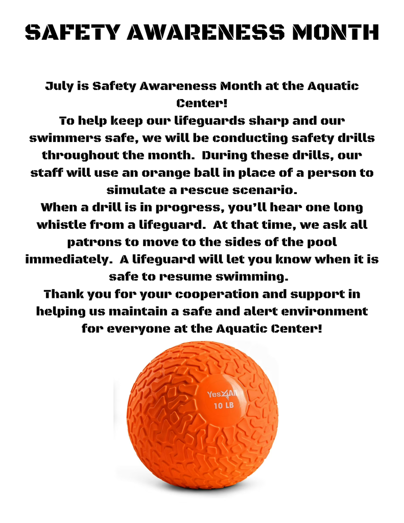 Safety Awareness Month