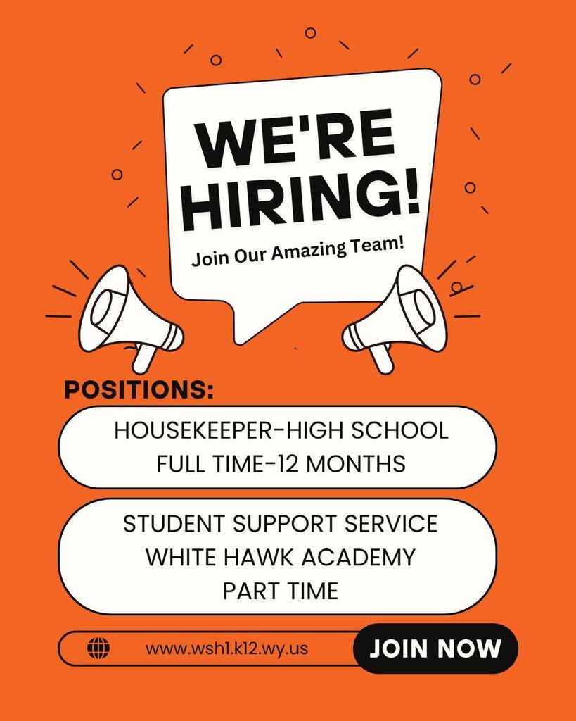 WE'RE HIRING