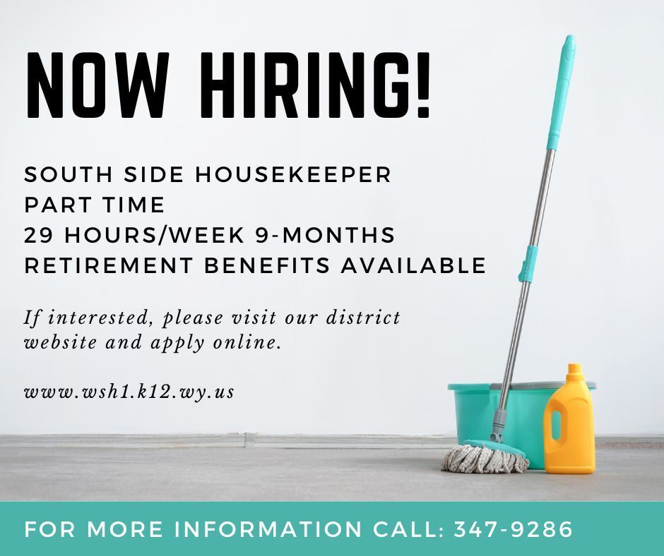 Now Hiring-housekeeping 
