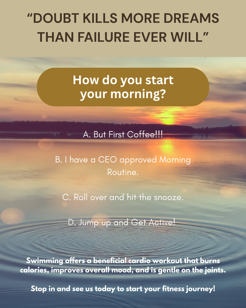 A poll from the WAC about morning routines.