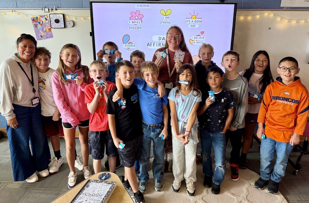Mrs. Cramer's class Bingo Winner