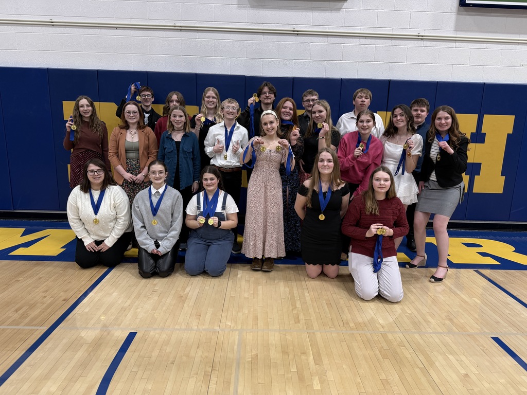 Washburn Speech team at Beulah Meet.