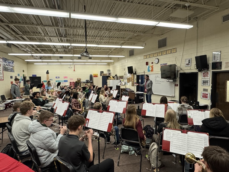 Mr Heide working with hs band 2