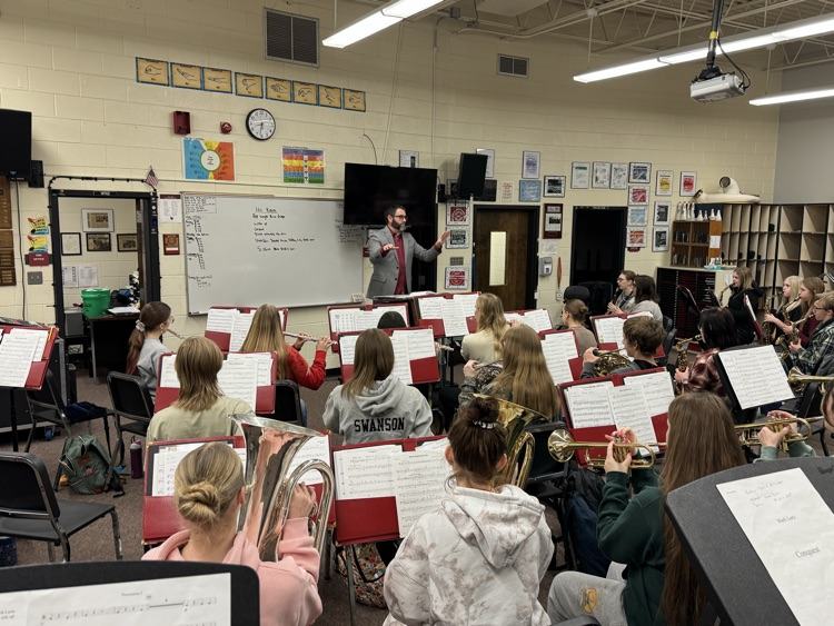 Mr Heide working with hs band 3