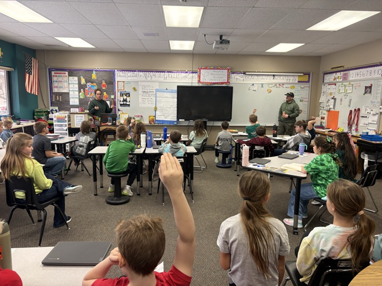 Third graders asking questions