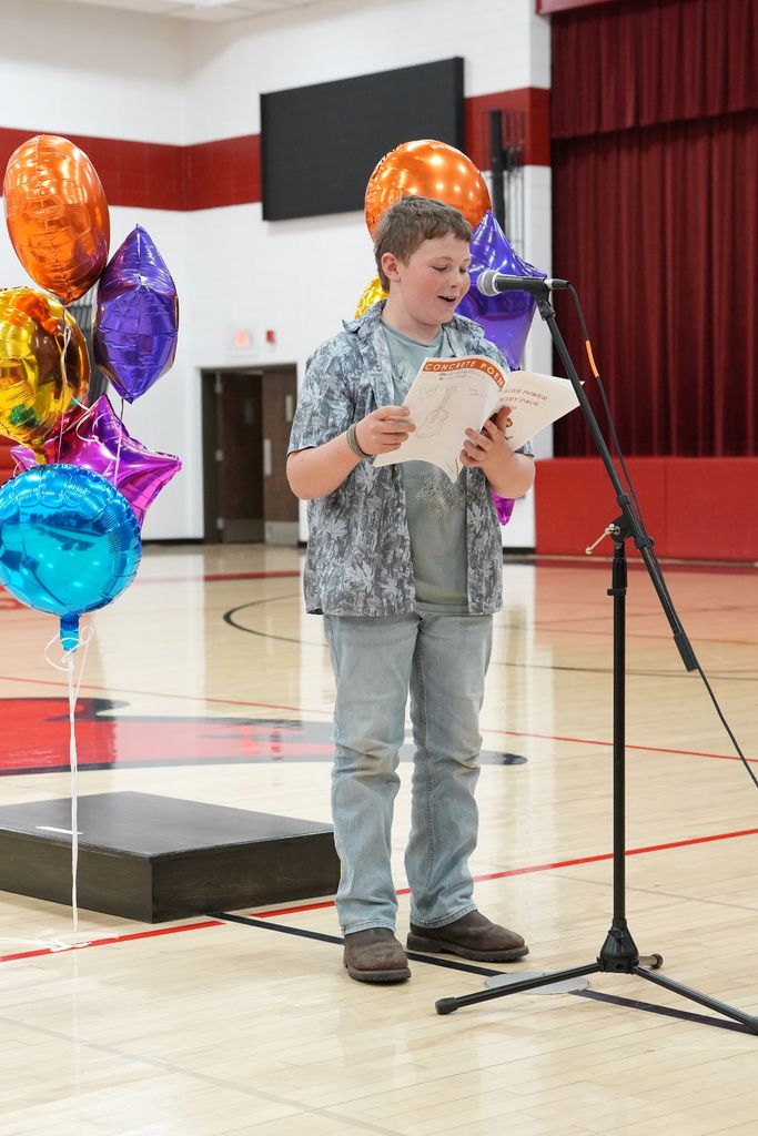 Poetry reading