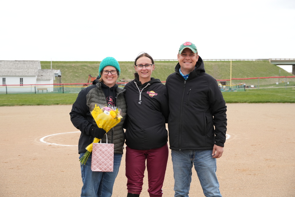 Softball senior night