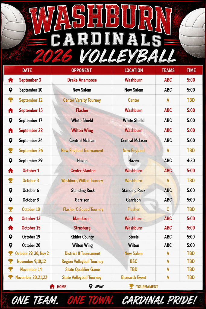 vb schedule