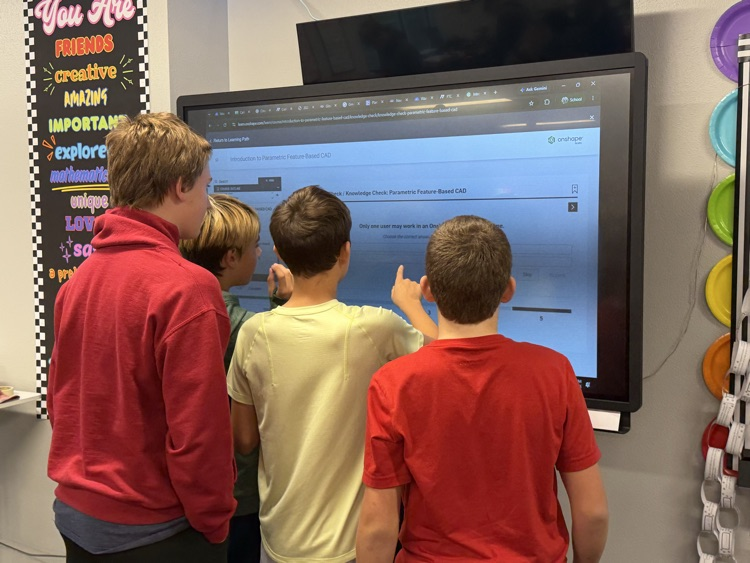CAD/Design team in training!
