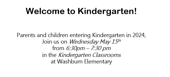 Gearing up for kindergarten information