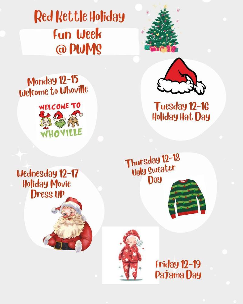 Red Kettle Holiday Fun Week