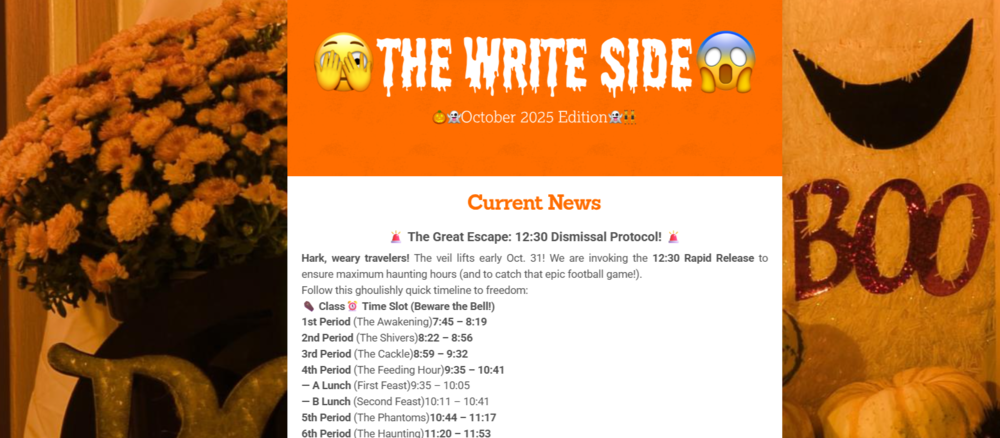 The Write Side October 2025 Edition