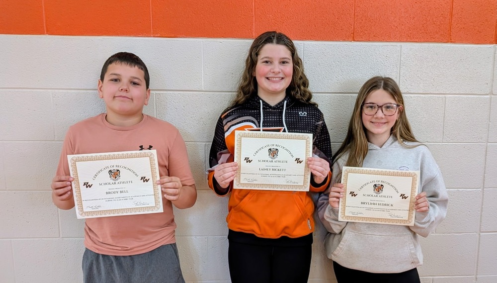 PWMS Scholar athletes