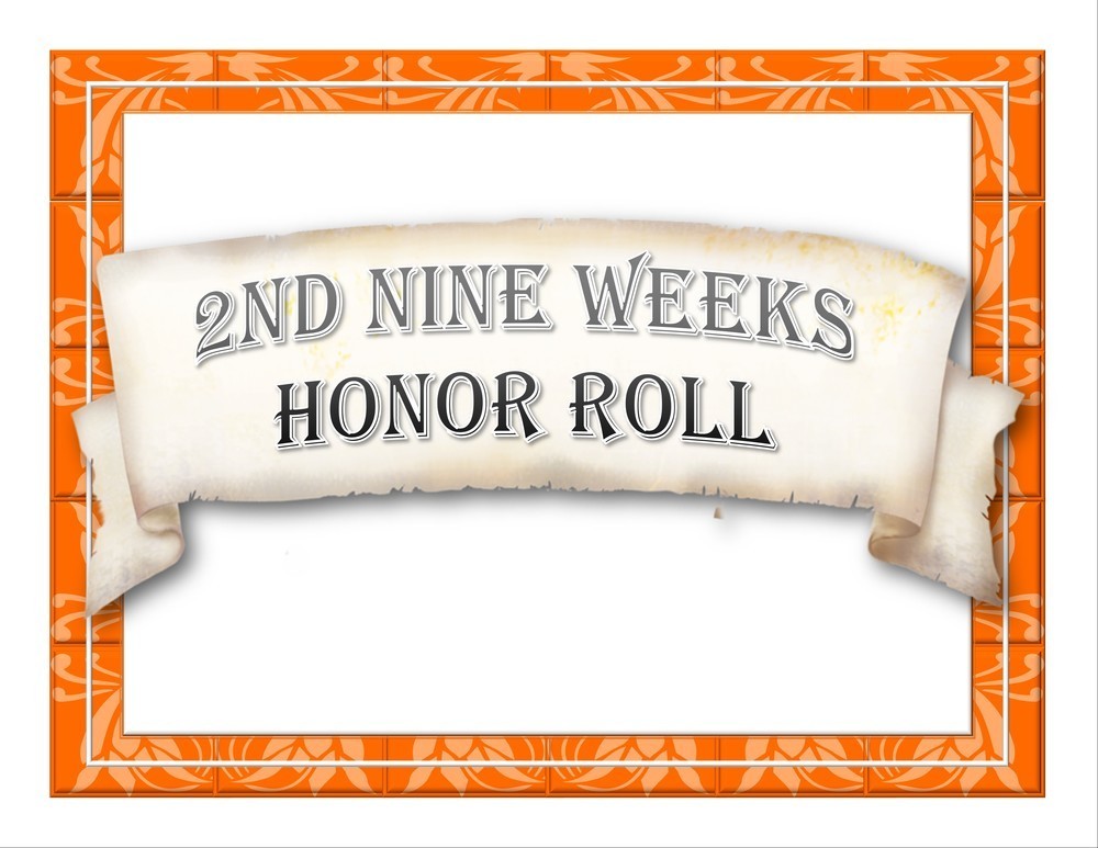 2nd nine weeks honor roll