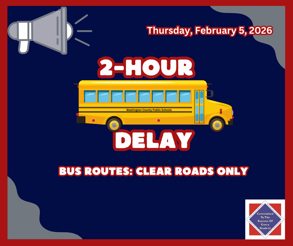 2-Hour Delay Buses on Clear Routes 