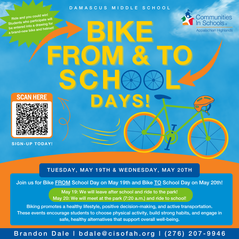 Bike From & To School School Days!