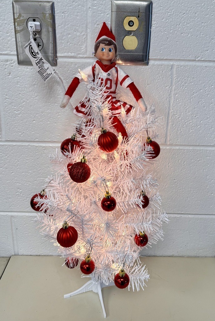 Jolly the Elf visits Damascus Middle School