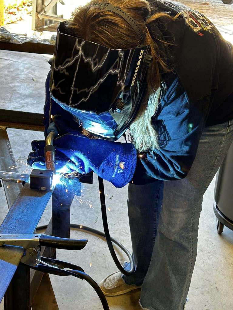 WCCTEC welding students complete trailer project