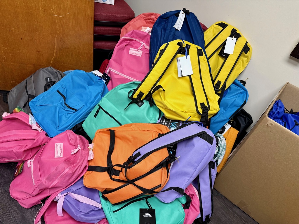 United Way of Southwest Virginia Stuff the Bus Backpack Donations